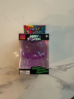 NeeDoh Jelly Squish Purple New in Box